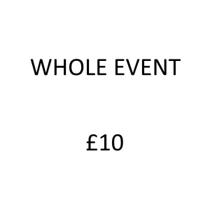 Whole Event - £10 (Day at the races)